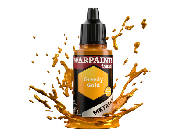 Warpaints Fanatic Greedy Gold Army Painter Metallic 