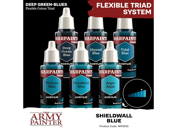 Warpaints Fanatic Shieldwall Blue Army Painter 