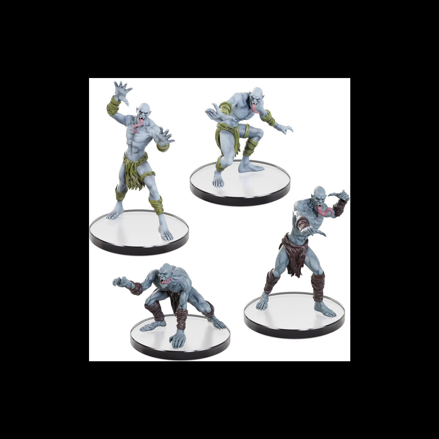 D&D Figur Icons Undead Armies Ghouls Ghouls & Ghasts