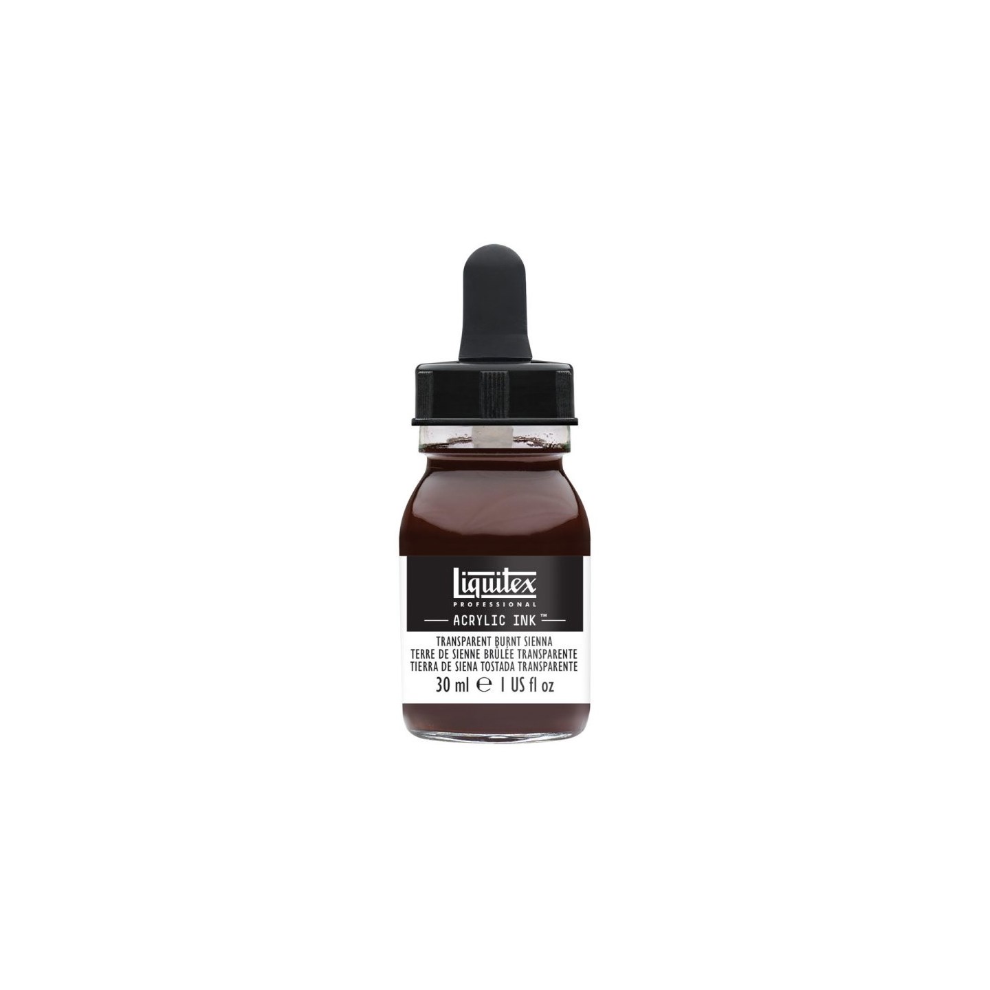Ink Acrylic Transparent Burnt Sienna Liquitex 129 - 30 ml