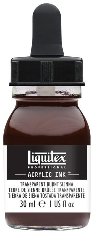 Ink Acrylic Transparent Burnt Sienna Liquitex 129 - 30 ml