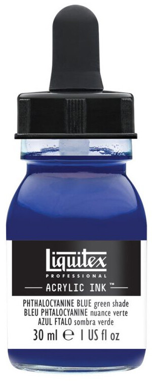 Ink Acrylic Phthalocyanine Blue Green Liquitex 316 - 30 ml
