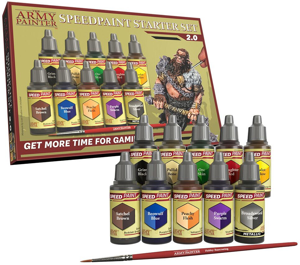 Army Painter Speedpaint Starter Set 2.0 10 malinger + 1 Pensel