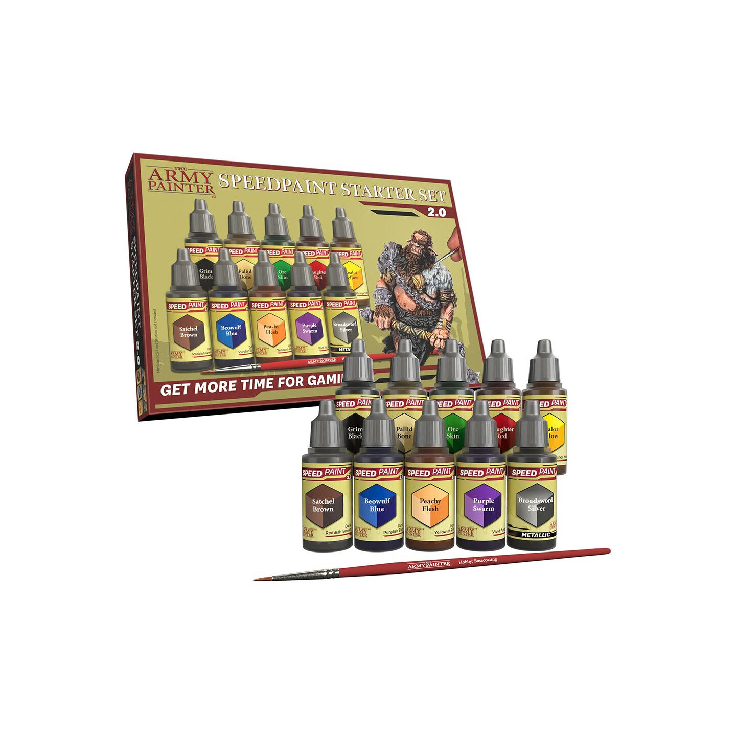 Army Painter Speedpaint Starter Set 2.0 10 malinger + 1 Pensel