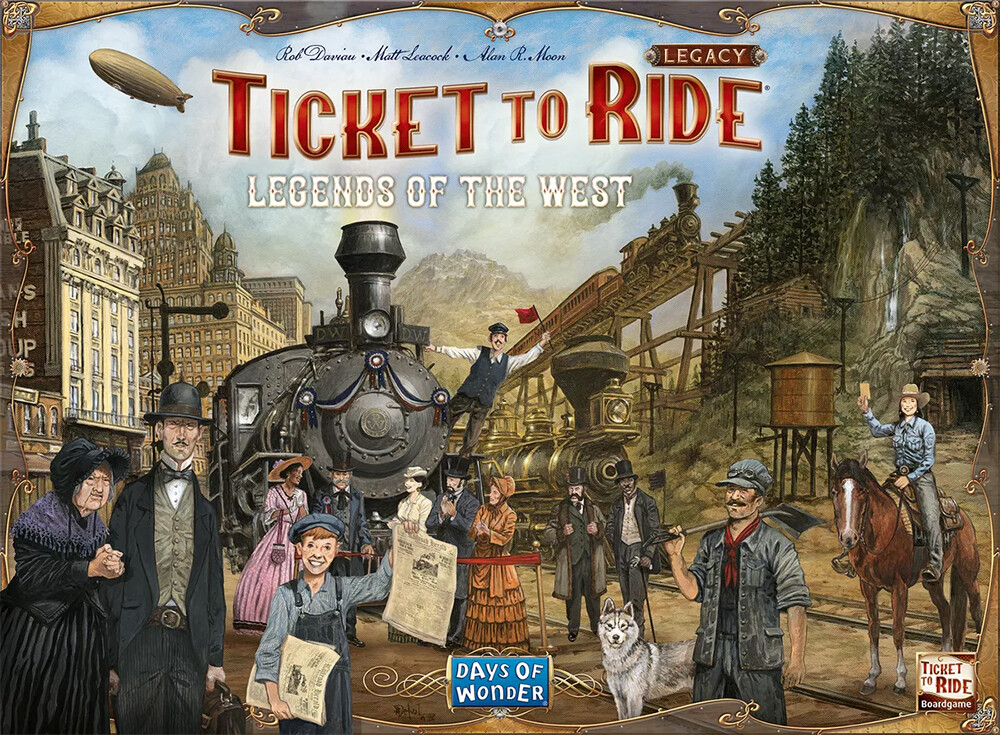 Ticket to Ride Legacy Brettspill Legends of the West