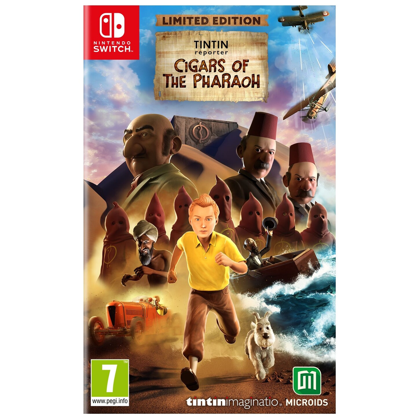 Tintin Cigars of the Pharaoh Switch Tintin Reporter - Limited Edition