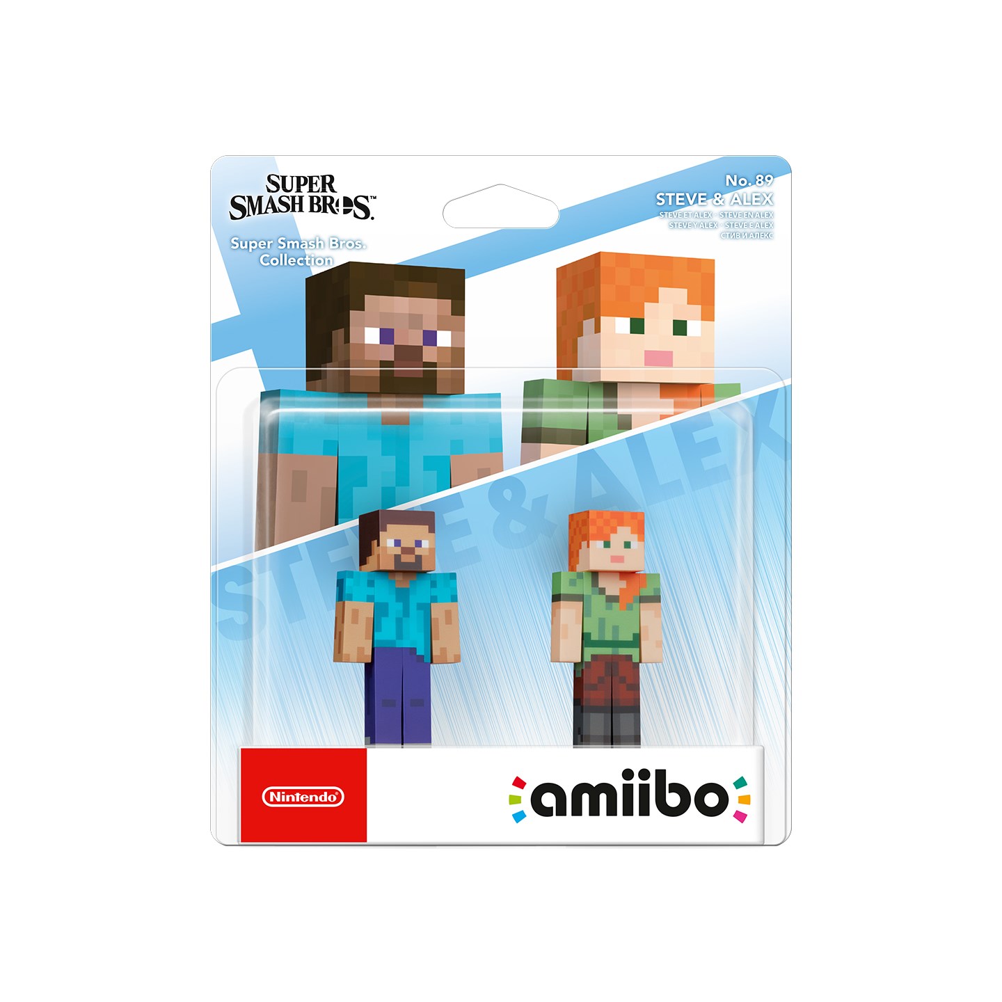 Amiibo Figur Steve & Alex Super Smash Bros Collection No 89