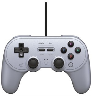8BitDo Pro 2 Wired Controller Gray 