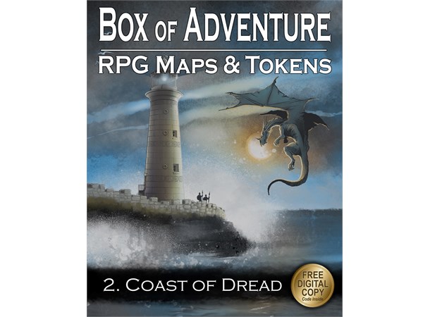 Adventure Box RPG Maps & Tokens Vol 2 Coast of Dread