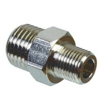 Airbrush Adapter 1/4"male til 1/8" male 1/8" PT x 1/4" PS