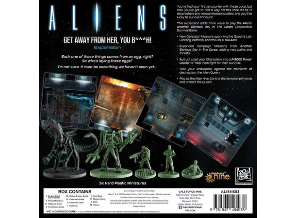 Aliens Get Away From Her You B***H Exp Expansion Aliens Another Glorious Day 