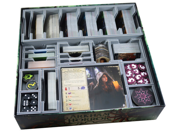 Arkham Horror Insert (Från Folded Space) Få systemet i spellådan 