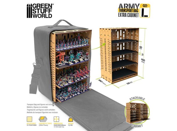 Army Transport Bag - Extra kabinett - L Green Stuff World 