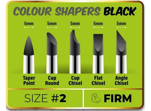 Colour Shapers #2 Firm - 5 stk Green Stuff World