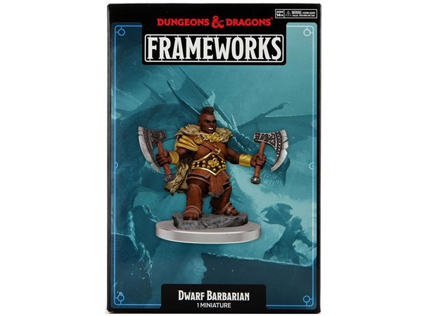 D&D Figur Frameworks Dwarf Barbarian Female