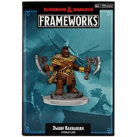 D&D Figur Frameworks Dwarf Barbarian Female