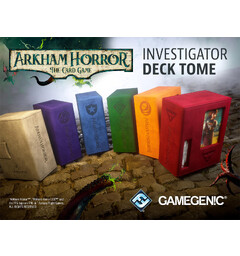Deck Tome til Arkham Horror TCG - Gray GameGenic Investigator Deck Tome