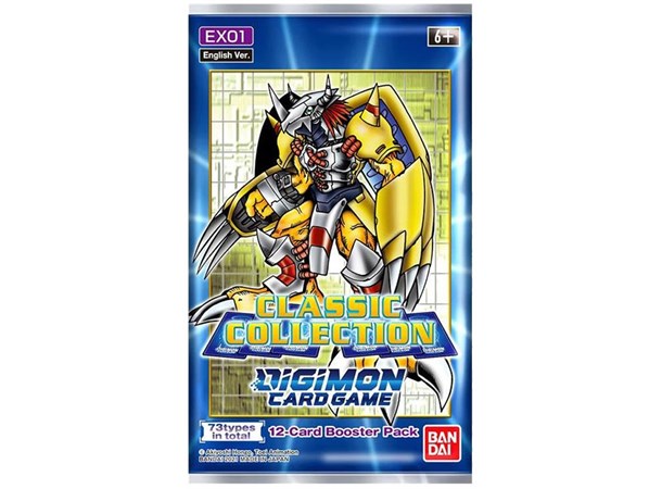 Digimon TCG Classic Collection Booster Digimon Card Game - EX-01