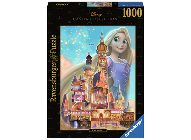 Disney Castle Rapunzel 1000 bitar Ravensburger Puzzle Pussel 