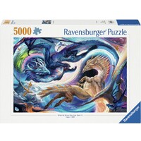 Dragon at Day & Night 5000 biter Puslespill - Ravensburger Puzzle