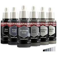 Flexible Triad Black & Greys Army Painter Warpaints Fanatic