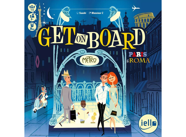 Get On Board Paris & Rome Brädspel 