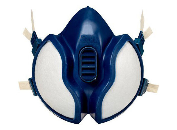 Halvmask för gas/ånga - För airbrush 