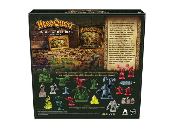HeroQuest Jungles of Delrhrak Expansion Expansion till HeroQuest 