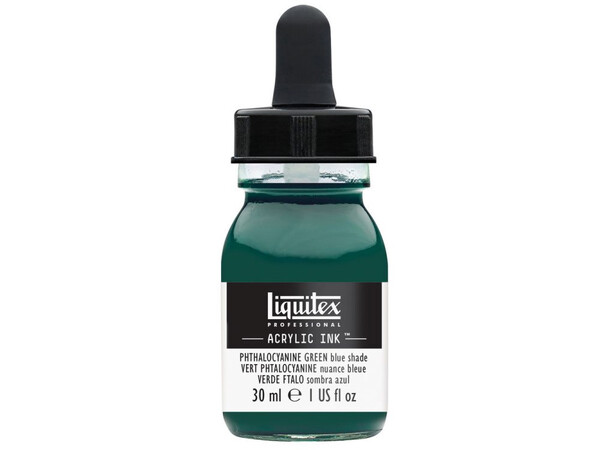 Ink Acrylic Phthalocyanine Green Blue Liquitex 317 - 30 ml