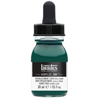 Ink Acrylic Phthalocyanine Green Blue Liquitex 317 - 30 ml