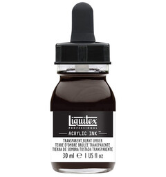 Ink Acrylic Transparent Burnt Umber Liquitex 130 - 30 ml