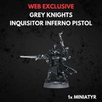 Inquisitor Infero Pistol & Power Sword Warhammer 40K