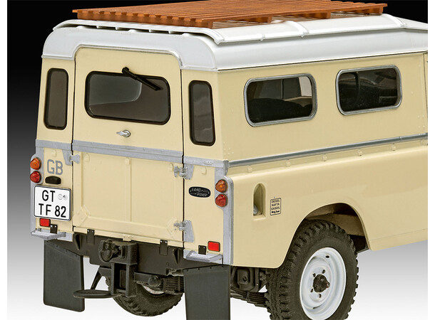 Land Rover Series III LWB Commercial Revell 1:24 Byggesett 