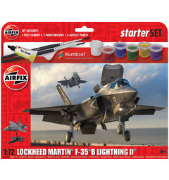Lockheed Martin F-35B Starter Set Airfix 1:72 Byggesett 22 cm Lightning II