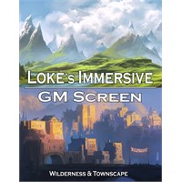 Lokes Immersive GM Screen Wilderness & Townscape