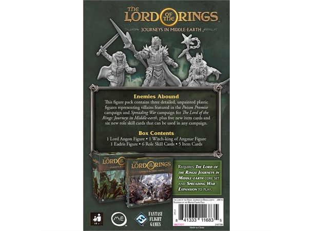 LotR Journeys Scourges of the Wastes Exp Journeys in Middle Earth Utvidelse