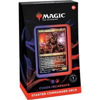 Magic Starter Commander Deck Chaos Incar Chaos Incarnate - Svart/Rød