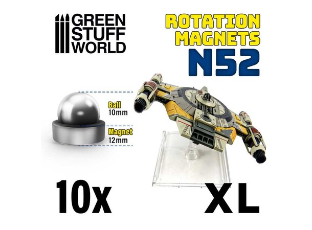 Magneter med rotation - Xtra Large Green Stuff World 