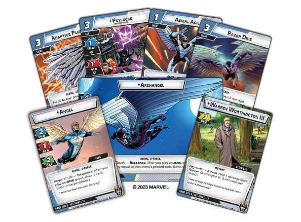 Marvel Champions TCG Angel Expansion Expansion Marvel Champions The Card Game 