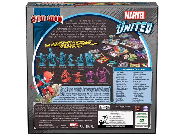 Marvel United Spider-Geddon Brädspel