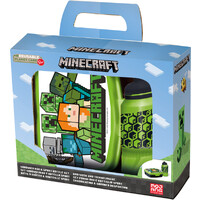Minecraft Gift Set Lunchlåda & Flaska 