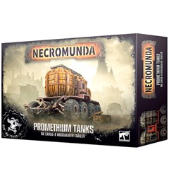 Necromunda Promethium Tanks On Cargo 8 Ridgehauler Trailer