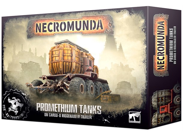 Necromunda Promethium Tanks On Cargo 8 Ridgehauler Trailer