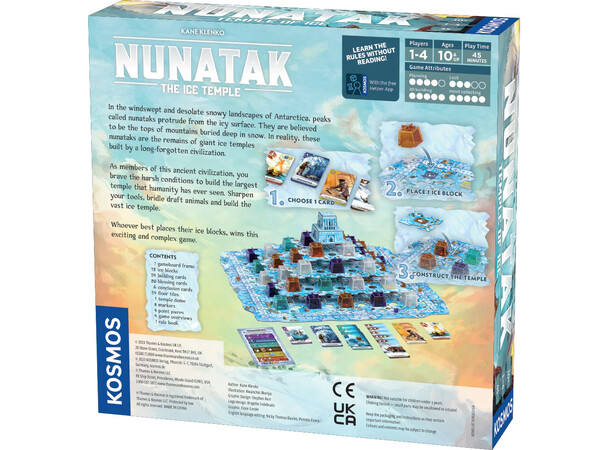 Nunatak Temple of Ice Brädspel 