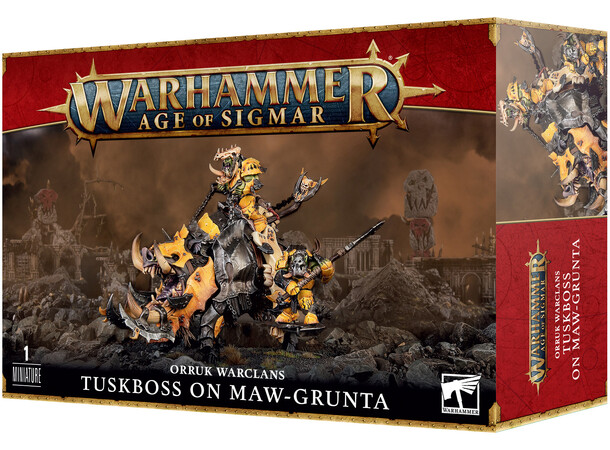 Orruk Warclans Tuskboss on Maw-Grunta Warhammer Age of Sigmar