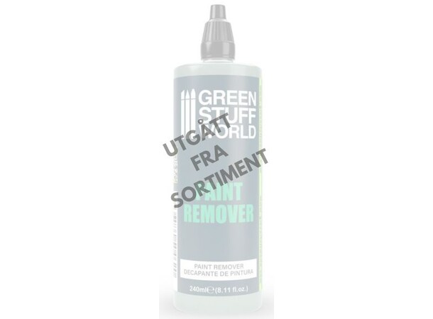 Paint Remover Färgborttagare - 240 ml Akryl-, emalj- och lackbaserade färger 
