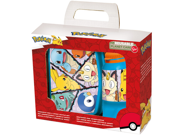 Pokemon Gift Set Lunchlåda & Flaska 