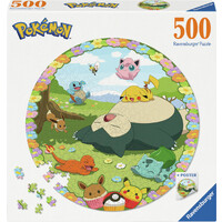 Pokemon Round 500 biter Puslespill Ravensburger Puzzle