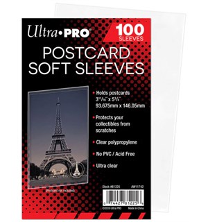 Postcard Soft Sleeves 93x146mm - 100 stk 