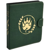 RPG Spell Codex Portfolio Forest Green Dragon Shield Roleplaying